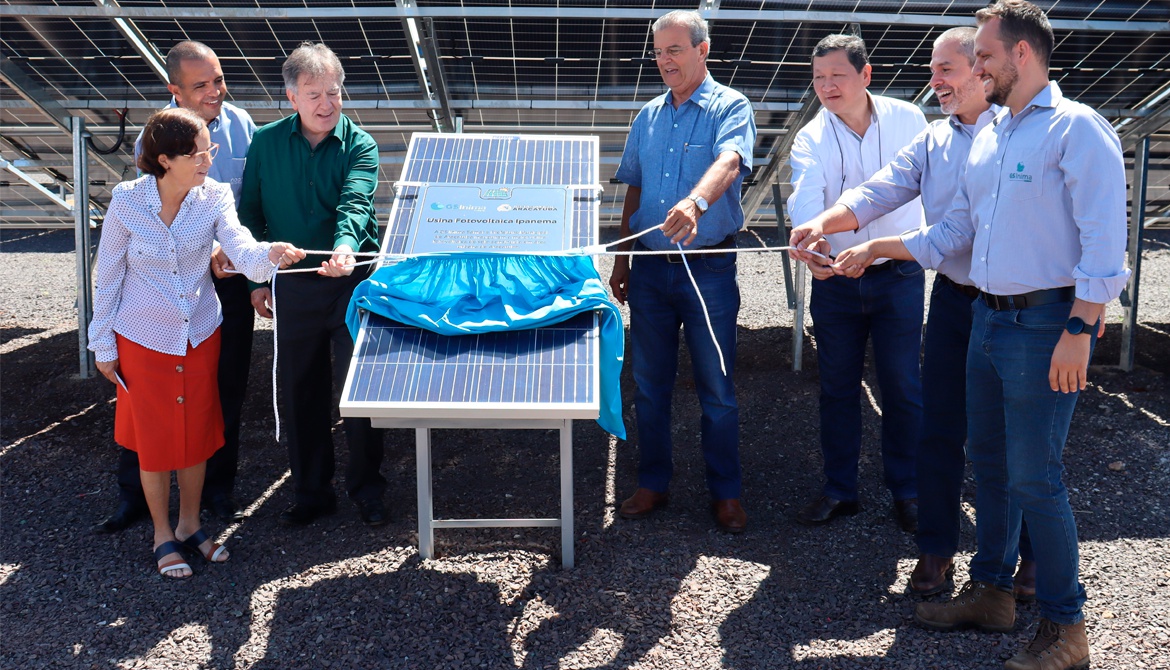 Usina fotovoltaica com 922 painéis solares é inaugurada pela GS Inima SAMAR