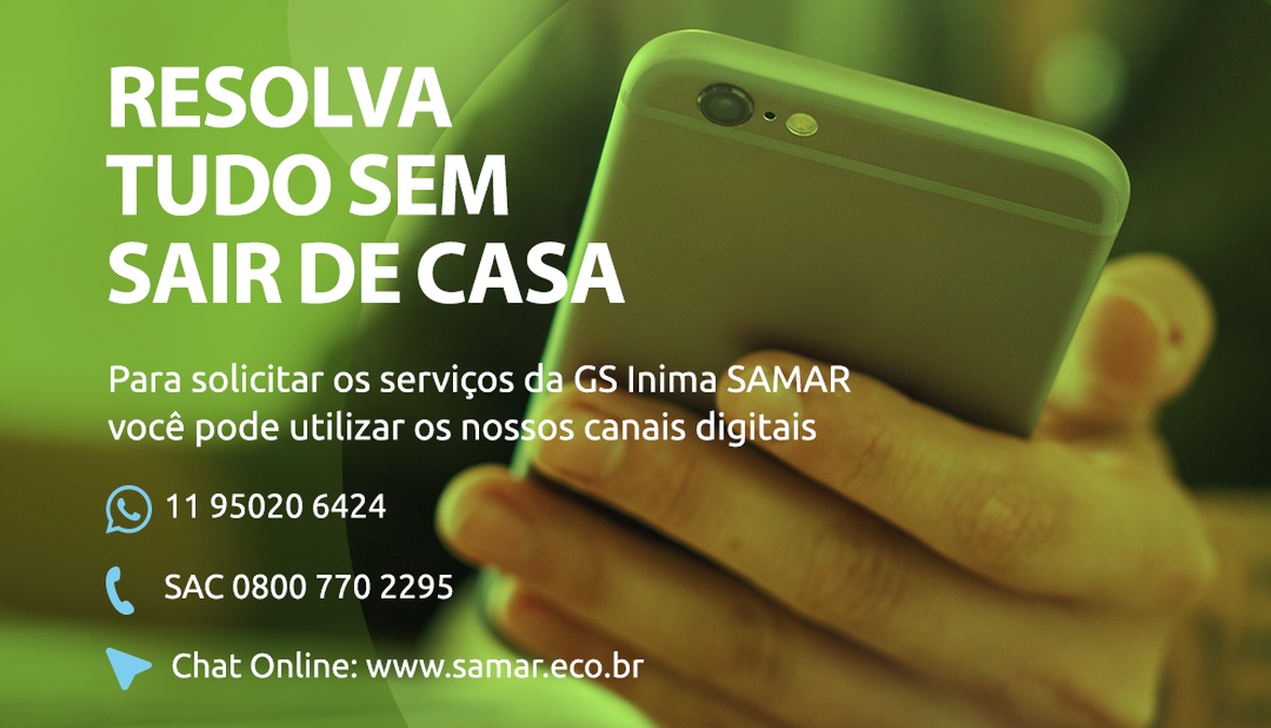 Resolva tudo sem sair de casa