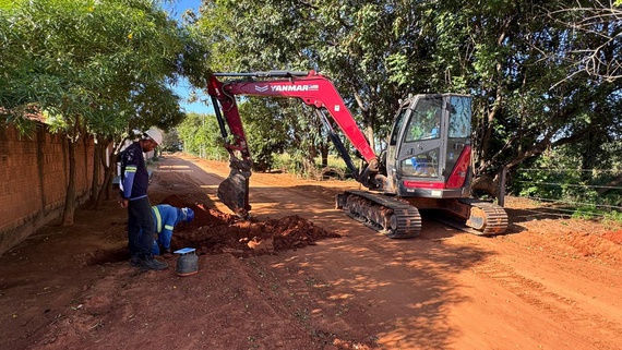 GS Inima SAMAR retoma obras no bairro Engenheiro Taveira