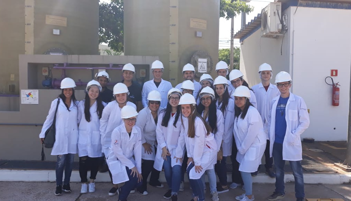 GS Inima Samar recebe visita técnica da turma de Medicina do Unisalesiano na ETA Tietê