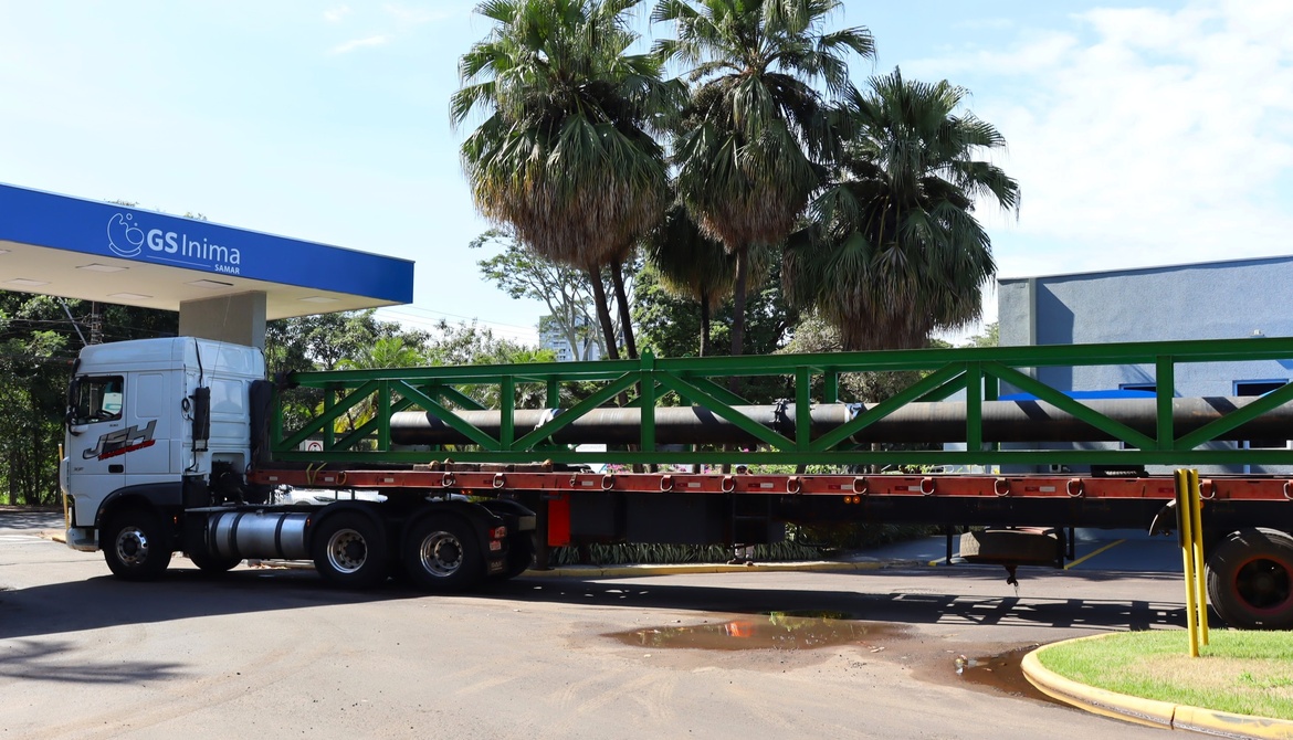 GS Inima SAMAR vai instalar nesta segunda-feira (11/05) estrutura para a travessia de adutora sobre o Córrego Machadinho