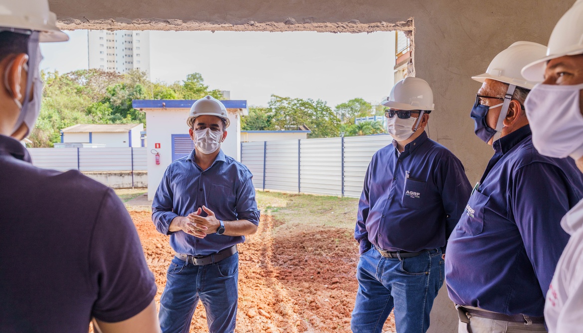 GS Inima Samar recebe comitiva da Agência Reguladora e Prefeitura na obra da nova Estação de tratamento de água de Araçatuba