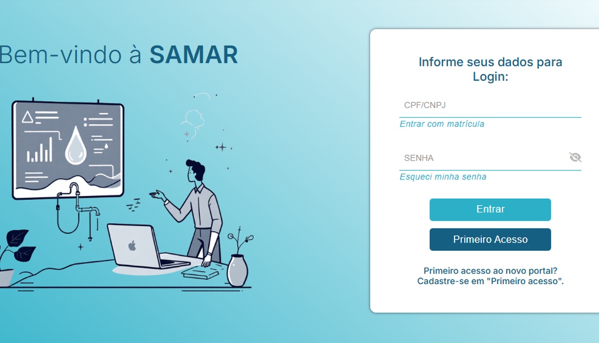 Comunicado Importante sobre o Novo Portal de Serviços On-Line da GS Inima SAMAR