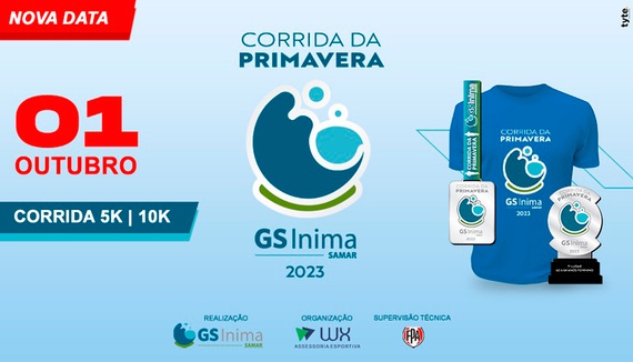 GS Inima SAMAR anuncia nova data para a 2ª Corrida da Primavera: 1º de outubro