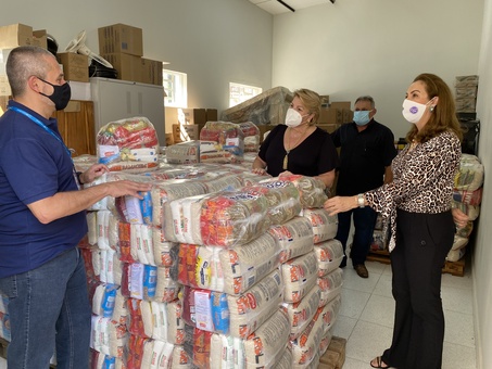 GS Inima SAMAR doa cinco toneladas de alimentos